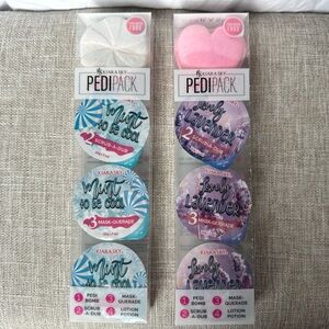 NWT Kiara Sky PediPack Duo At-Home Pedicure Kit Mint and Lavender